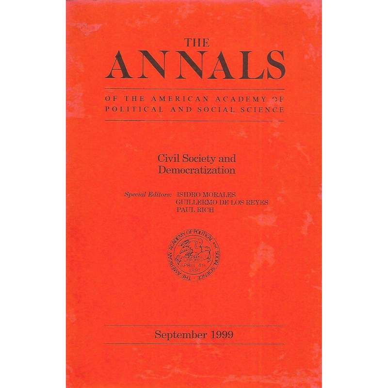 The Annals of the American Academy of Political and Social Science (Vol. 565, September 1999)