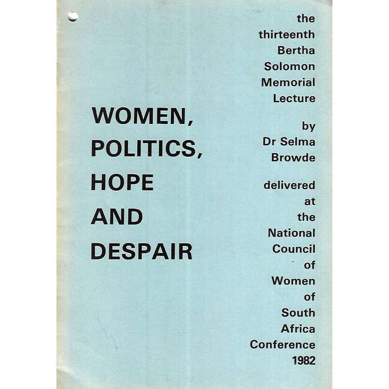 The Bertha Solomon Memorial Lectures (Selection of 8 Lectures)