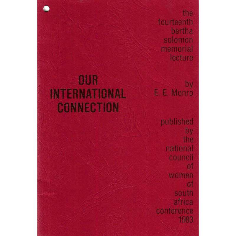 The Bertha Solomon Memorial Lectures (Selection of 8 Lectures)