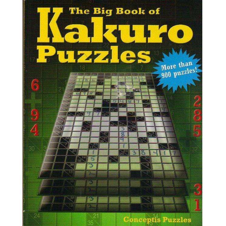 The Big Book of Kakuro Puzzles | Conceptis Puzzles