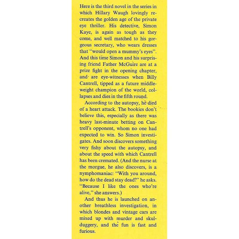 The Billy Cantrell Case (First Edition, 1982) | Hillary Waugh