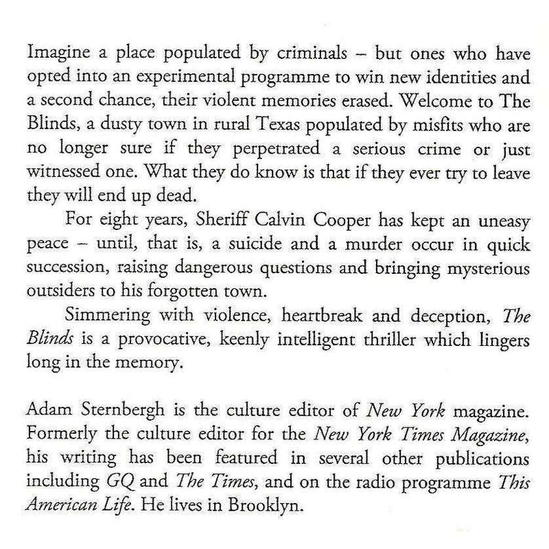 The Blinds | Adam Sternbergh