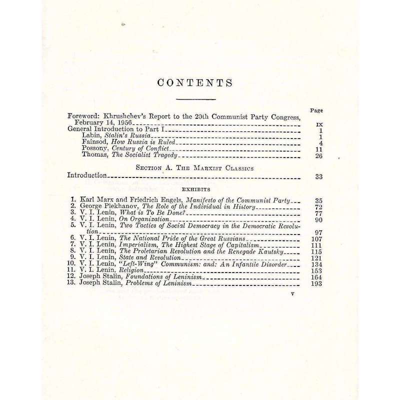 The Communist Conspiracy: Strategy and Tactics of World Communism (Report No. 2240)