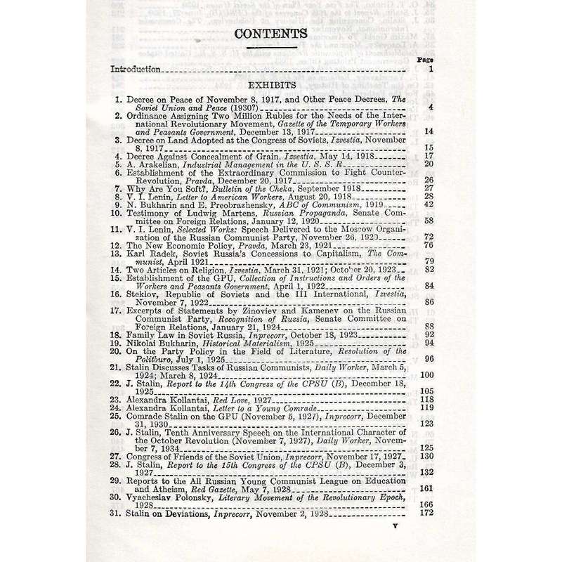 The Communist Conspiracy: Strategy and Tactics of World Communism (Report No. 2241)