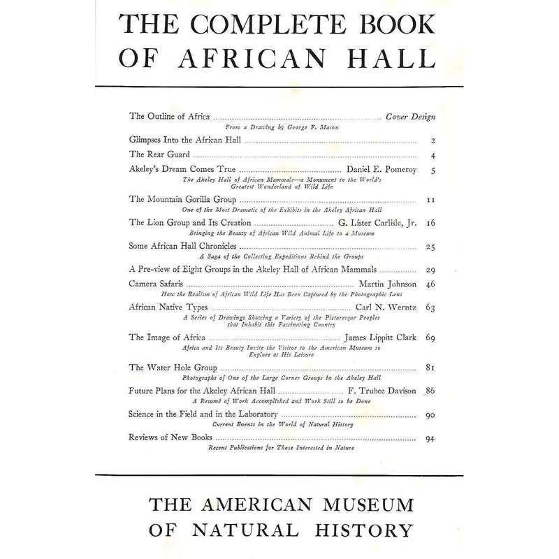 The Complete Book of African Hall