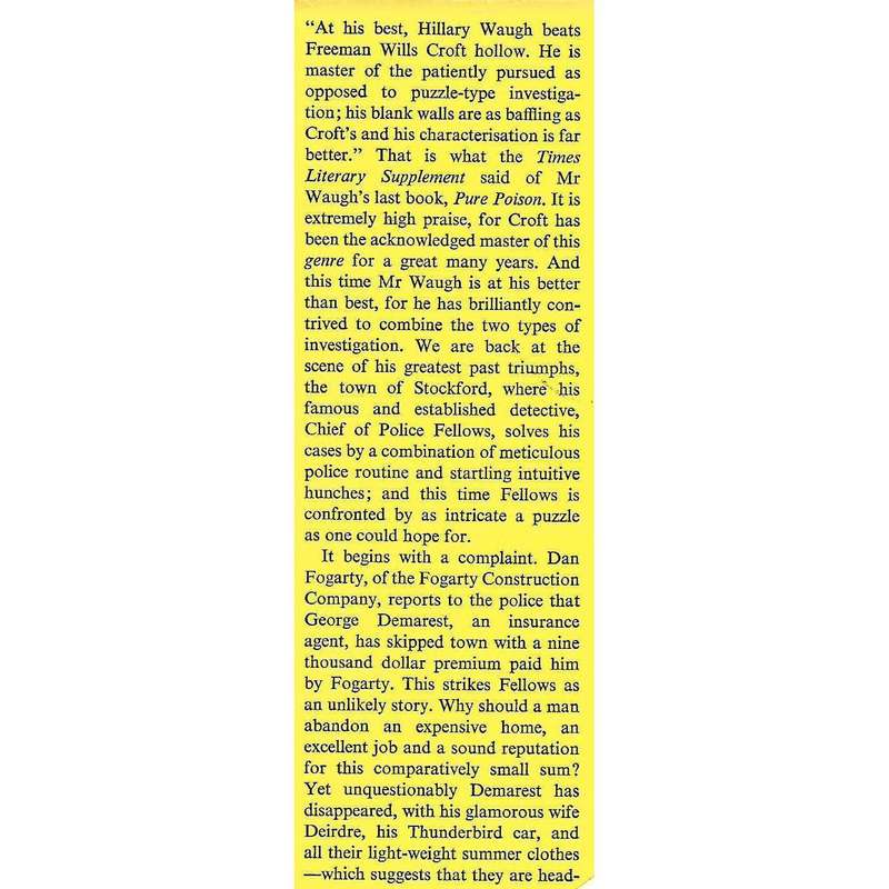 The Con Game (Frist Edition, 1968) | Hillary Waugh