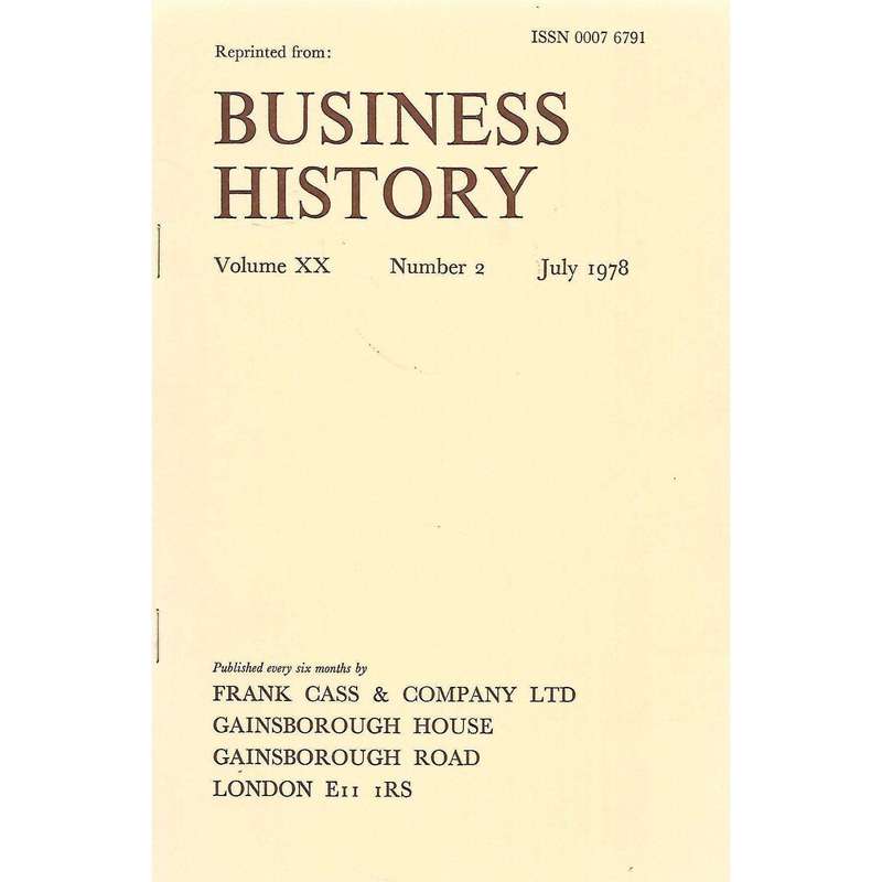 The Cotton Industry and Joint-Stock Banking in Manchester, 1825-1850 (Reprinted in Business Histo...