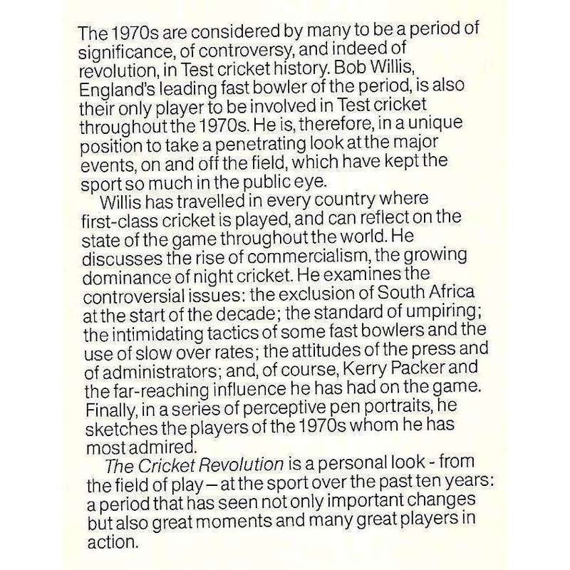 The Cricket Revolution: Test Cricket in the 1970's | Bob Willis & Patrick Murphy