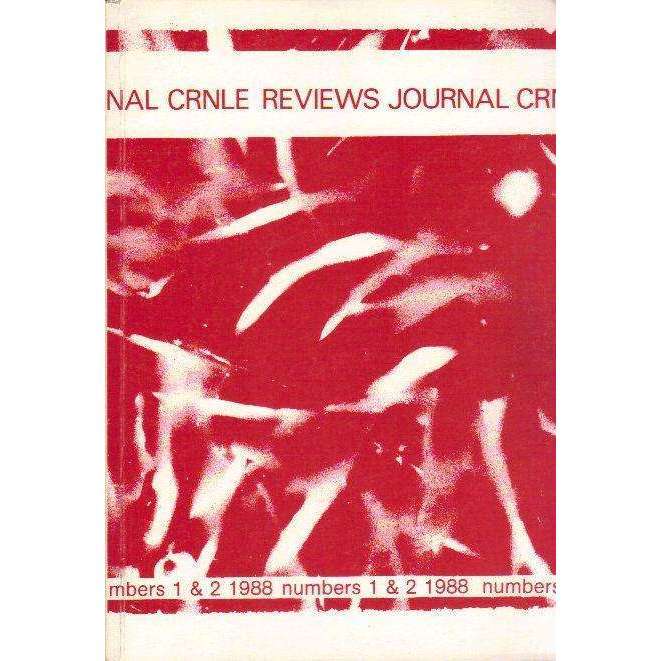 The CRNLE Reviews Journal (Number 1 & 2  1988) | Editors Haydn Moore Williams, Dr Susan Hosking, ...