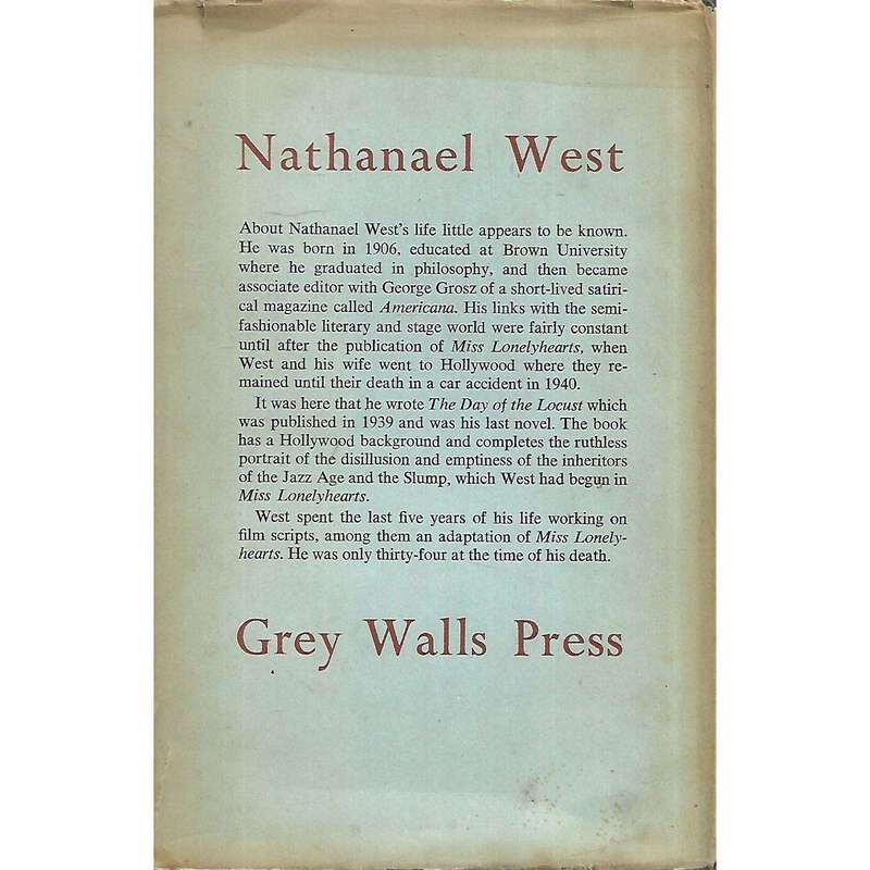 The Day of the Locust (First Edition, 1951) | Nathanael West