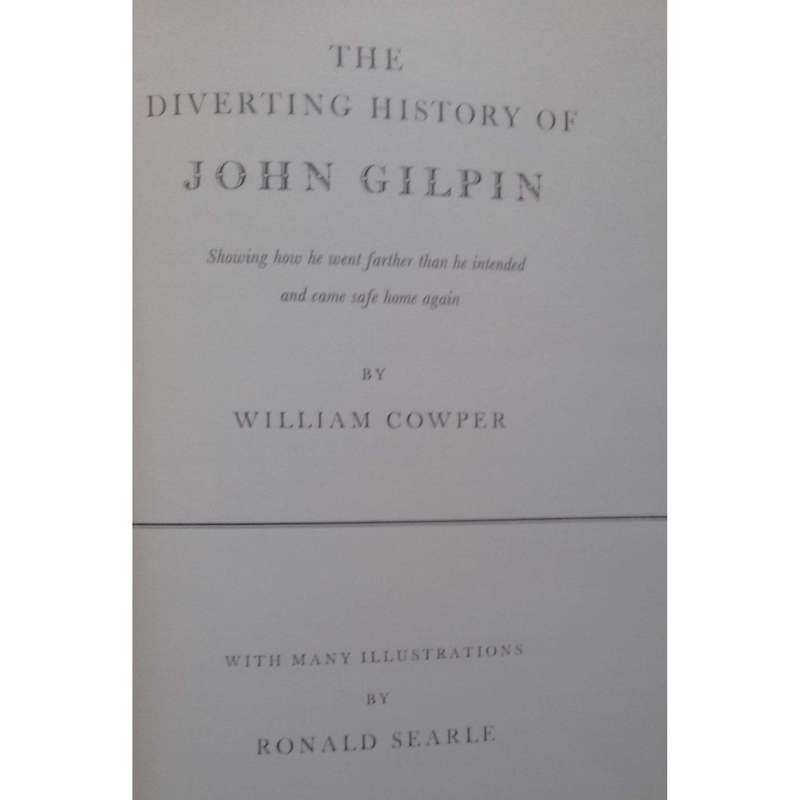 The Diverting History of John Gilpin (Limited Edition) | William Cowper