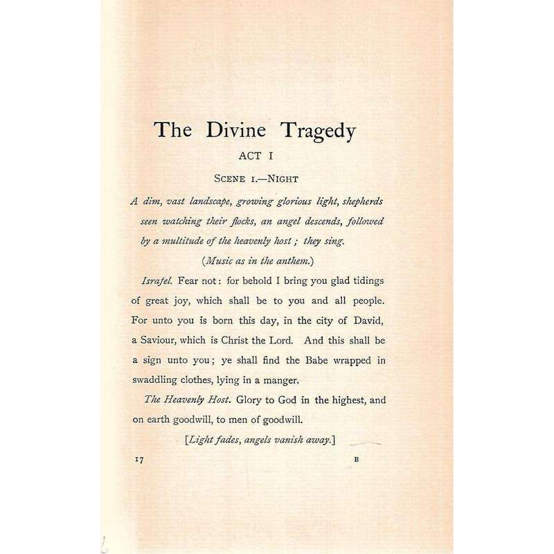 The Divine Tragedy (Inscribed by Author) | Georg Kett