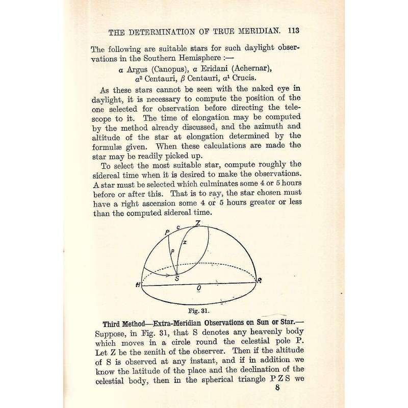 The Elements of Astronomy for Surveyors | R. W. Chapman