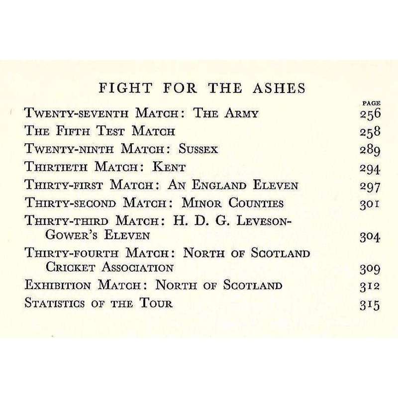 The Fight for the Ashes in 1934: A Critical Account of the Australian Tour in England | Jack Hobbs