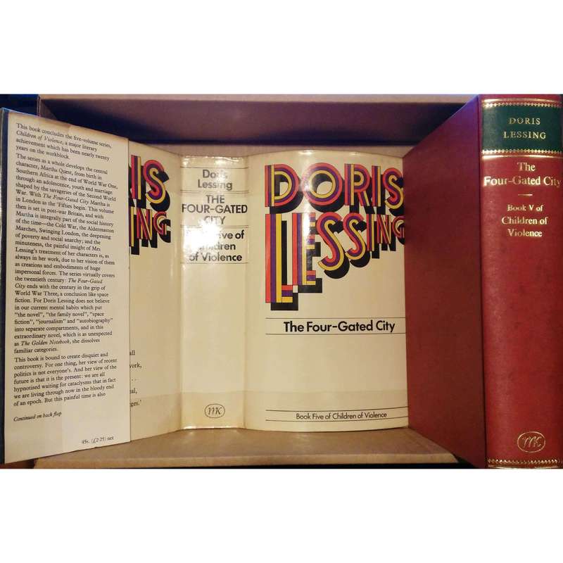 The Four-Gated City: (First Editiion 1969, Double Sided Dustwrapper) Book 5 of Children of Violen...