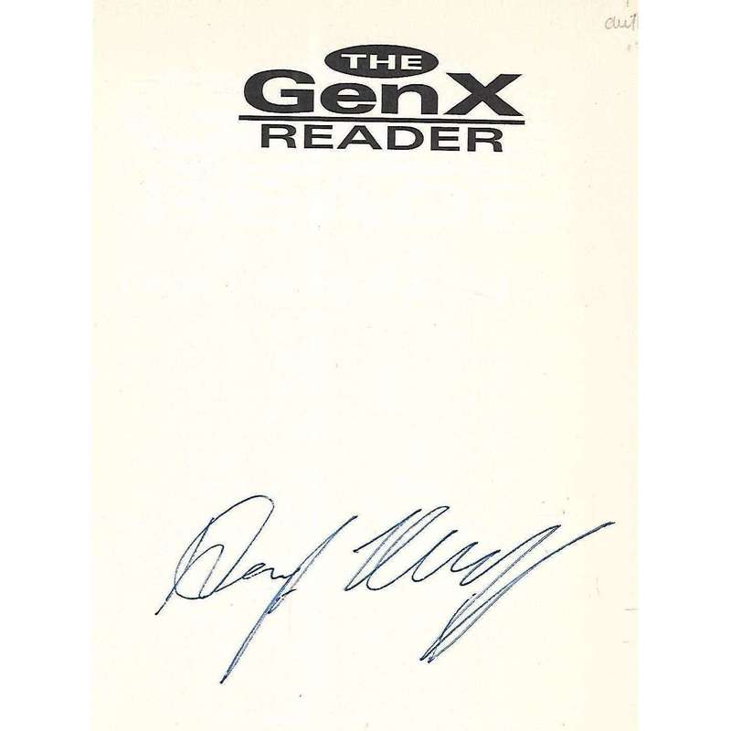 The GenX Reader (Signed by Author) | Douglas Rushkoff