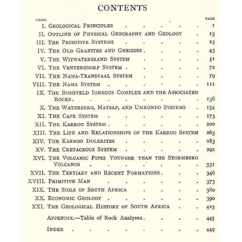 The Geology of South Africa (First Edition, 1926) | Alex. A. du Toit