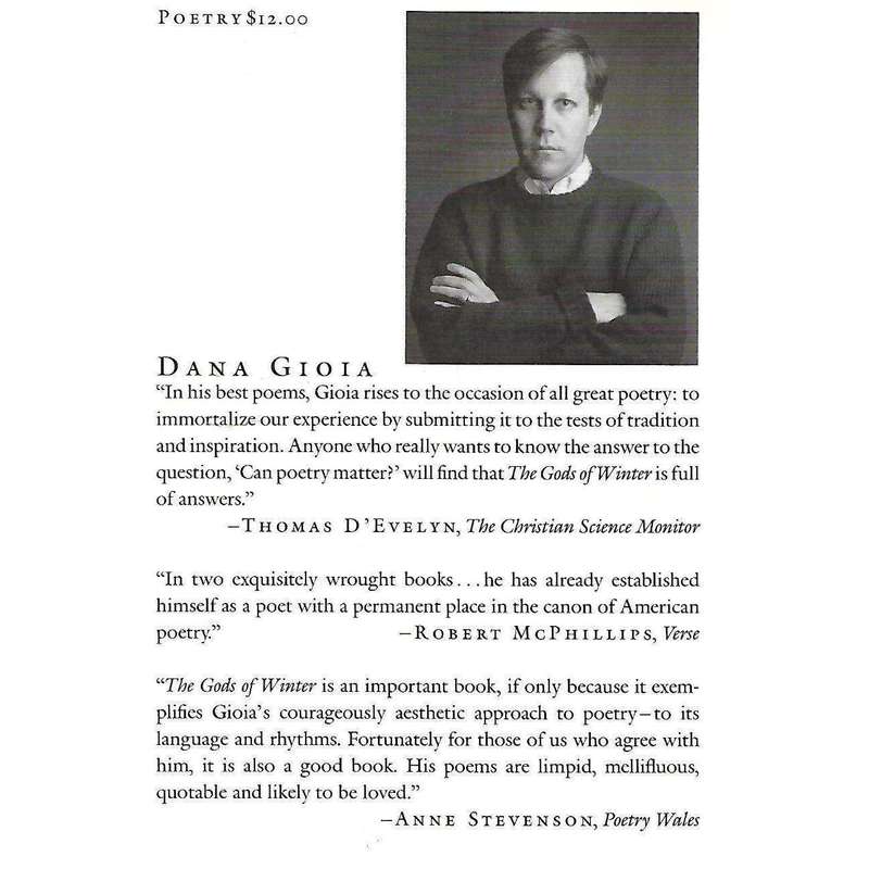 The Gods of Winter (Inscribed by Author) | Dana Gioia