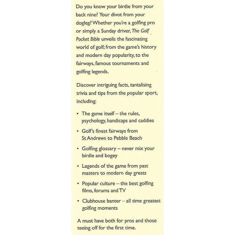 The Golf Pocket Bible: Everything a Golfer Needs to Know | Jeremy Cartwright