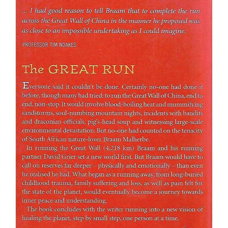 The Great Run: Conquering the Sleeping Dragon Within: Life's Lessons on the Run (Inscribed by Aut...
