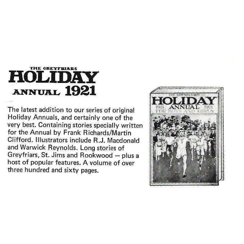 The Greyfriars Holiday Annual 1921 | Frank Richards, et al.