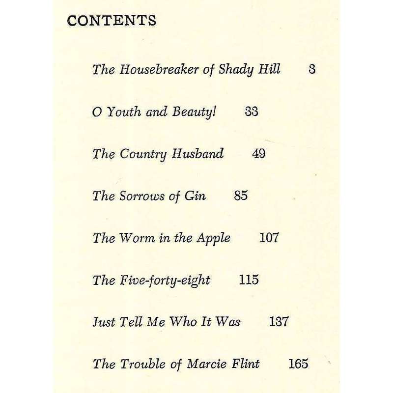 The Housebreaker of Shady Hill (First Edition, 1958) | John Cheever