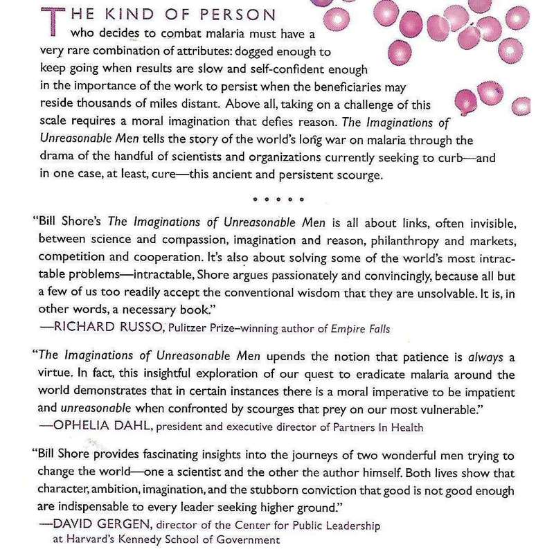 The Imaginations of Unreasonable Men: Inspiration, Vision, and Purpose in the Quest to End Malari...
