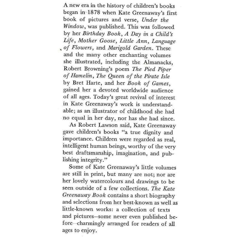 The Kate Greenway Book: A Collection of Illustration, Verse and Text | Bryan Holme