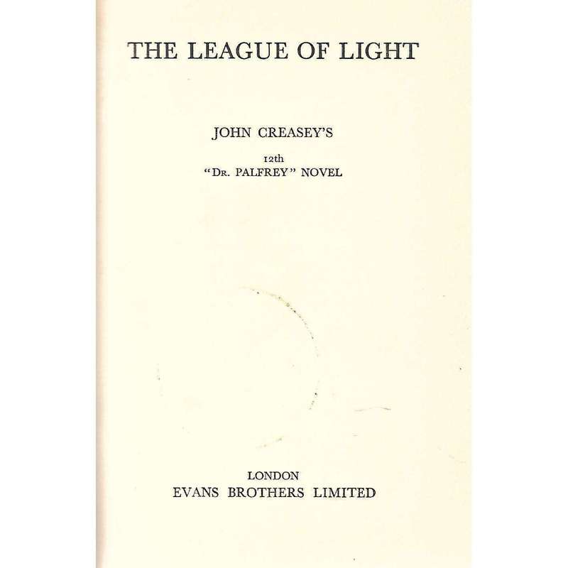 The League of Light | John Creasey