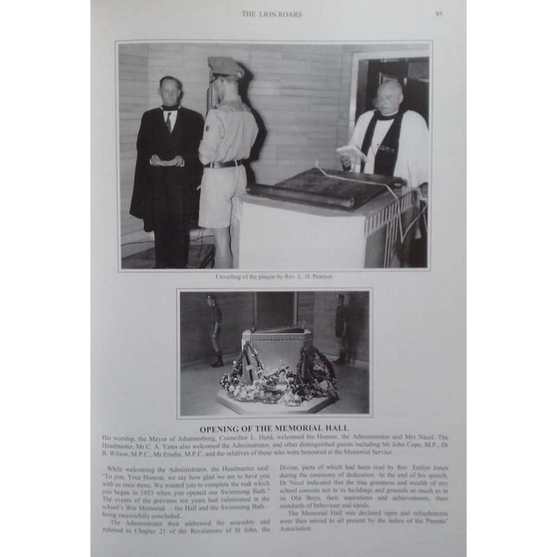 The Lion Roars: Parktown Boys' High School, 1920-1999 | Nan O'Carroll