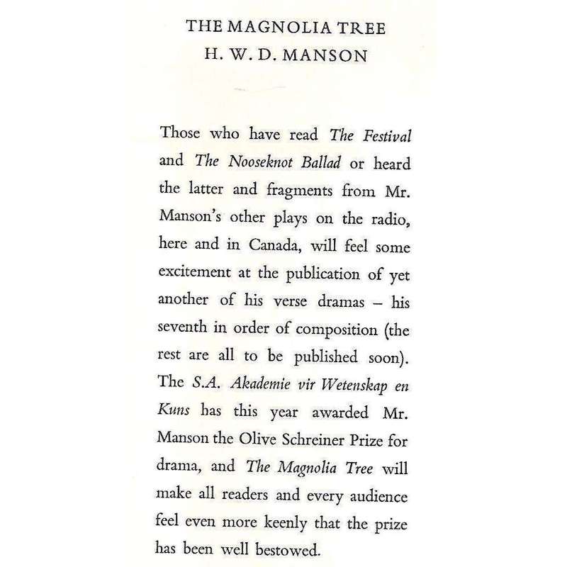 The Magnolia Tree | H. W. D. Manson