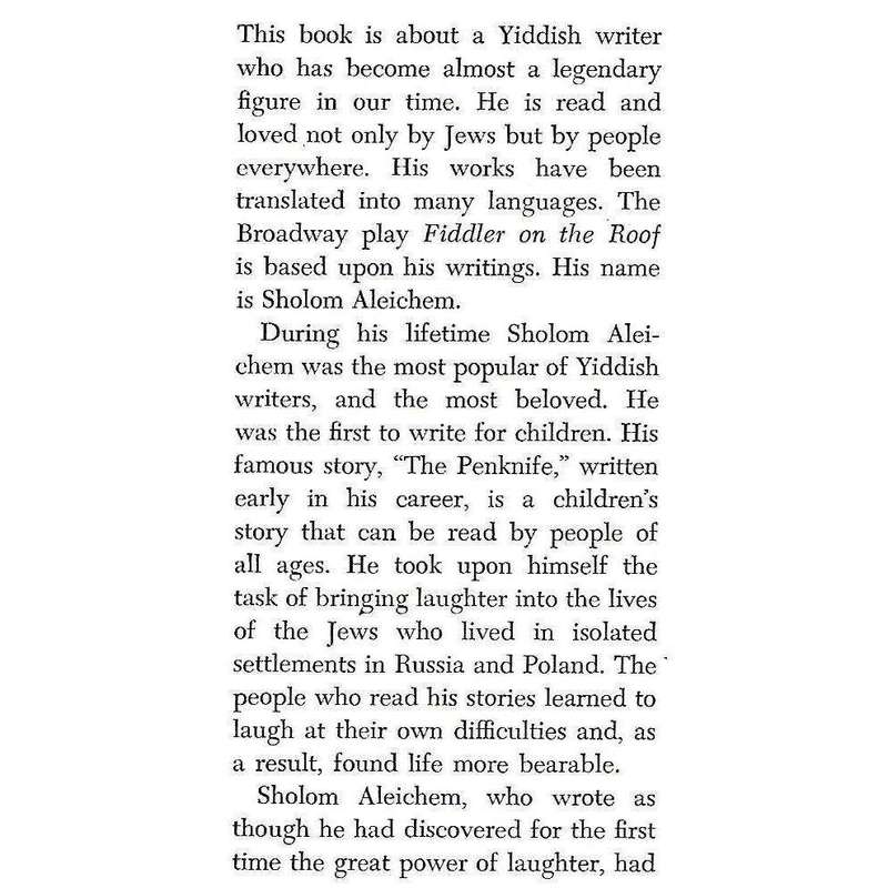 The Man Who Loved Laughter: The Story of Sholom Aleichem | Loius Falstein