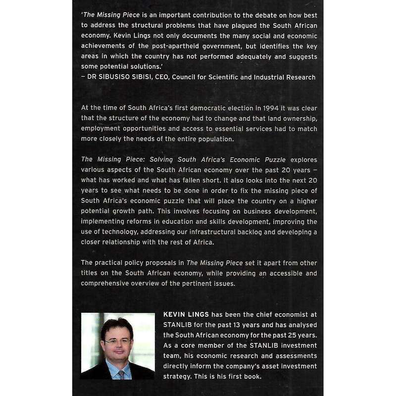 The Missing Piece: Solving South Africa's Economic Puzzle (inscribed by Author) | Kevin Lings
