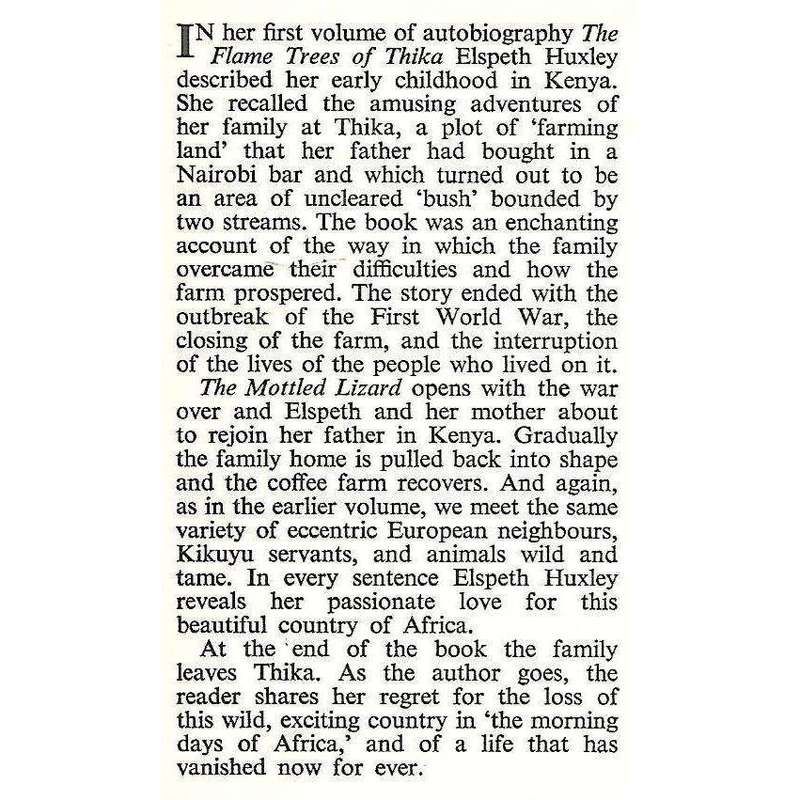 The Mottled Lizard | Elspeth Huxley