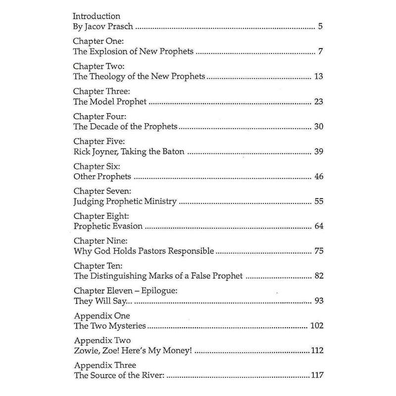 The New Prophets: A Caution Concerning the Modern Prophetic Movement (Inscribed by Author) | Past...