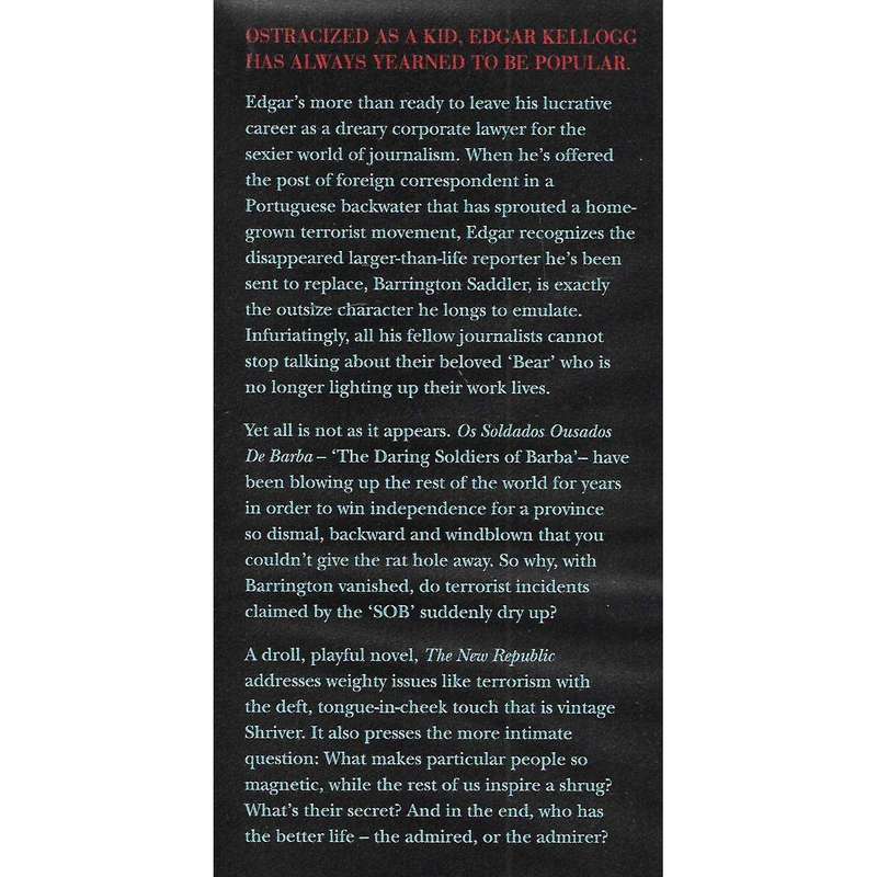 The New Republic (Signed by Author) | Lionel Shriver