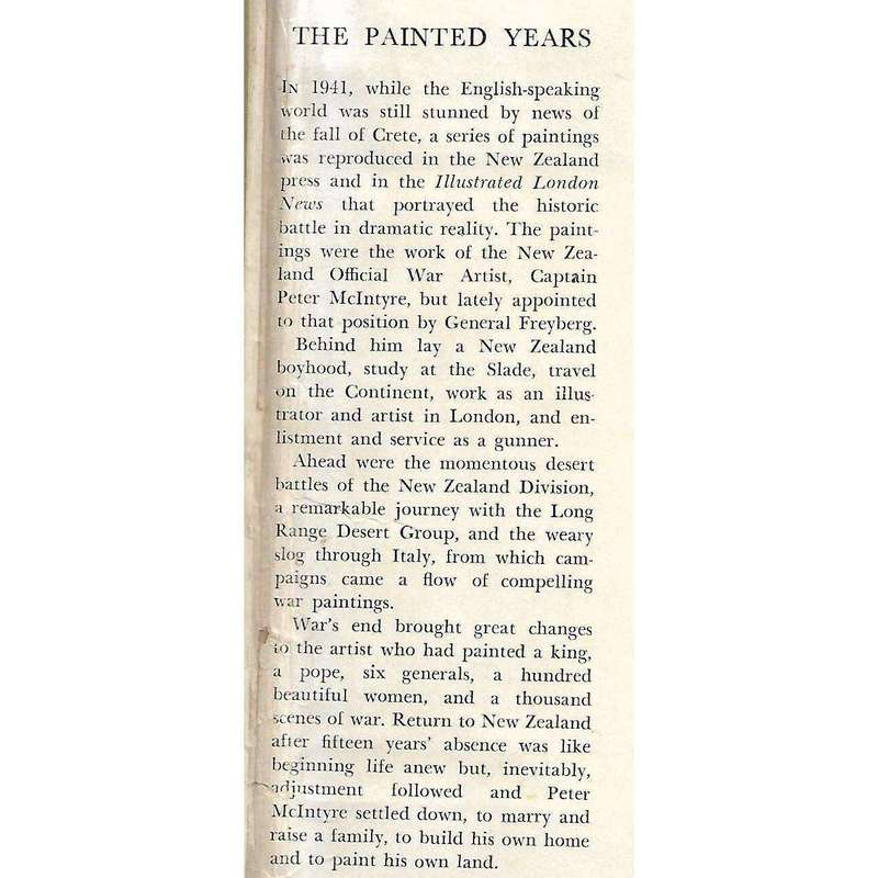 The Painted Years (Signed by Author) | Peter McIntyre
