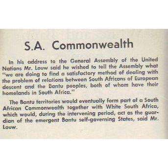The Relations Between the White and Bantu Peoples in the Union of South Africa (Fact Paper 77) | ...