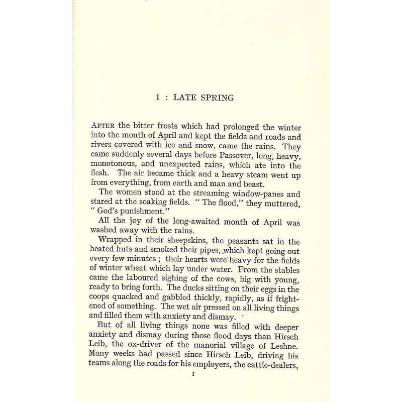 The River Breaks Up (First Edition 1938) | I. J. Singer