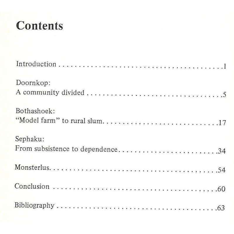 The Road from Doornkop: A Case Study of Removals and Resistance | Deborah James