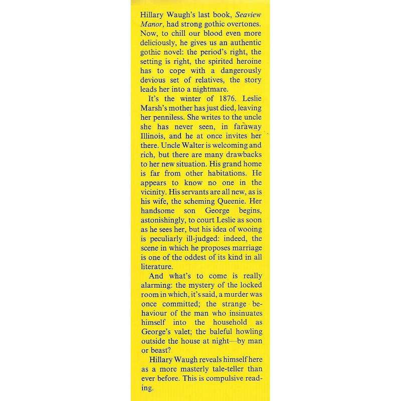 The Secret Room of Morgate House (First Edition, 1978) | Hillary Waugh