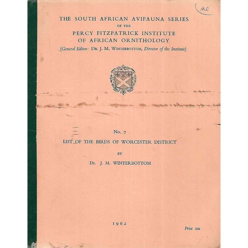The South African Avifauna Series of the Percy Fitzpatrick Institute of African Ornithology (5 Vo...