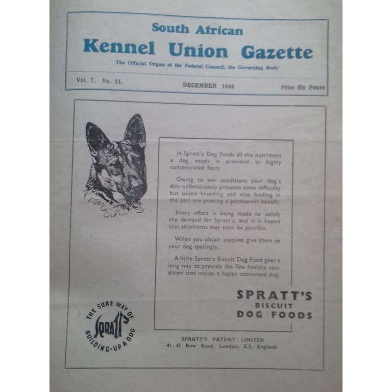 The South African Dog Annual 1950