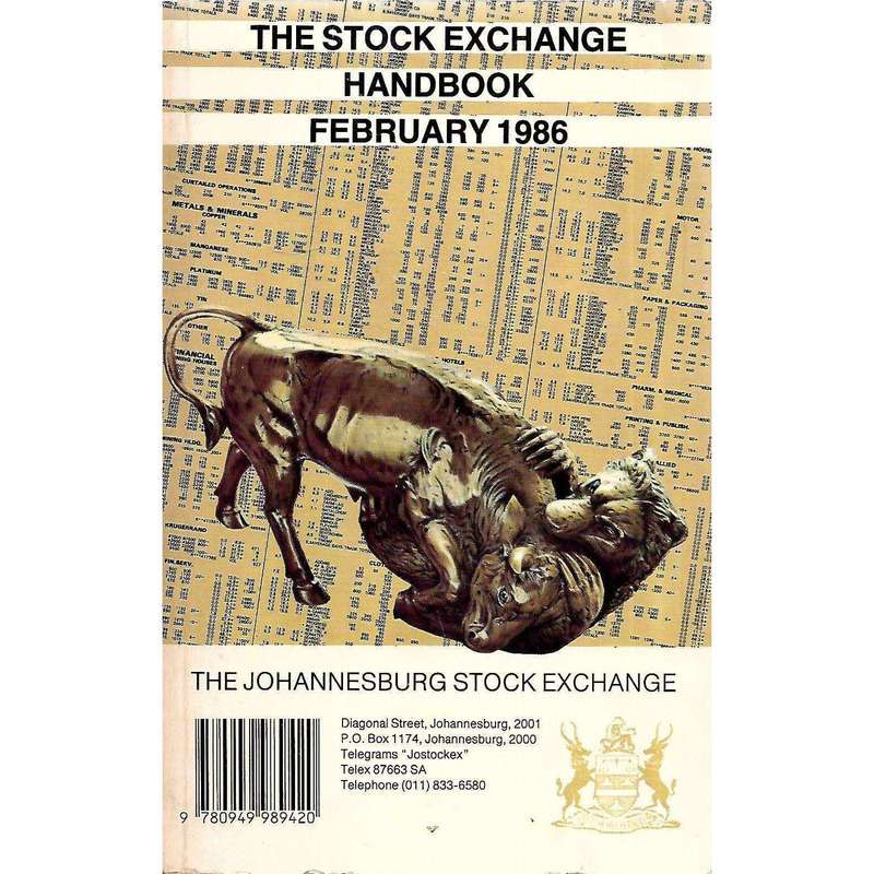 The Stock Exchange Handbook February 1986 (Johannesburg Stock Exchange)