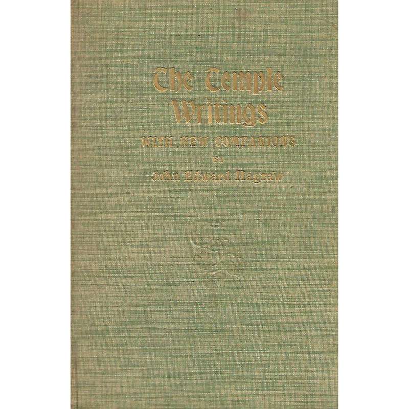 The Temple Writings, With New Companions (Inscribed by Author) | John Edward Mcgraw