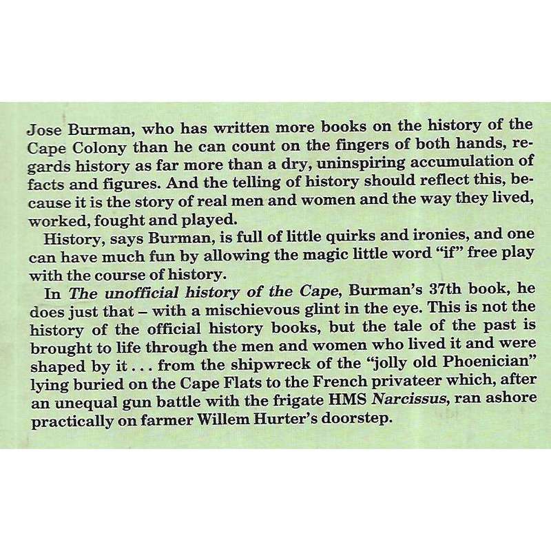 The Unofficial History of the Cape | Jose Burman