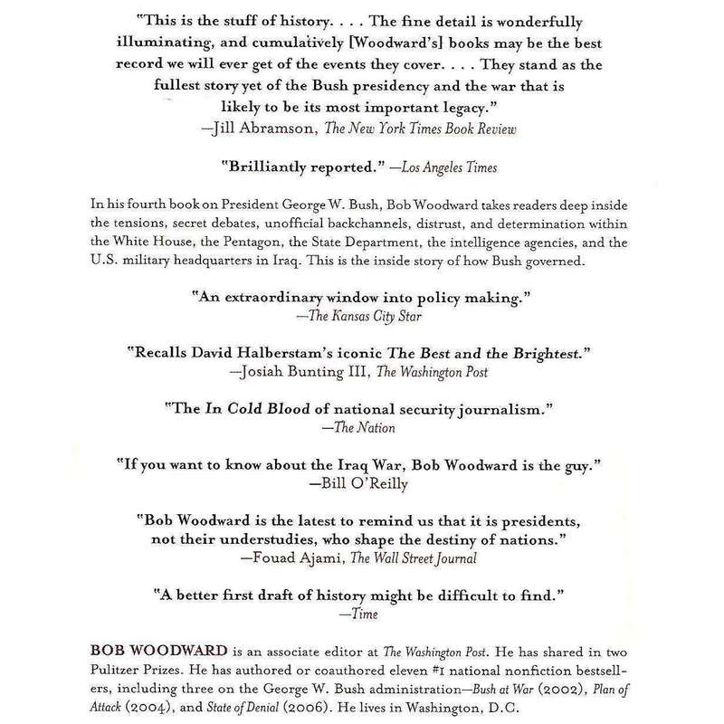The War Within: A Secret History of the White House 2006-2008 | Bob Woodward