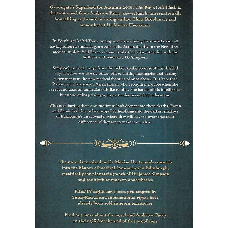 The Way of All Flesh (Proof Copy) | Ambrose Parry