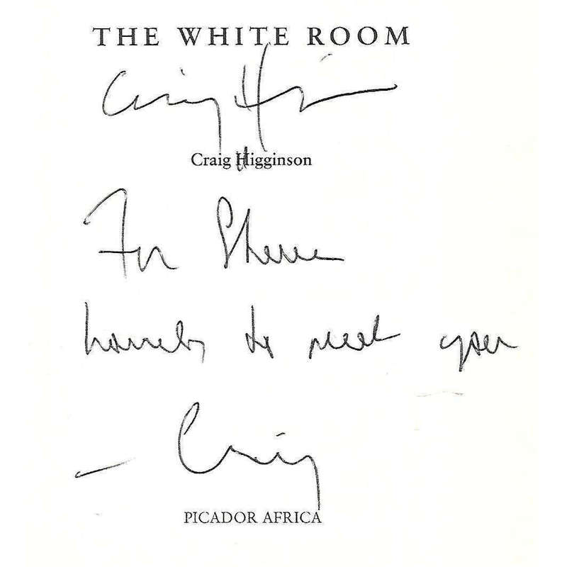 The White Room (Inscribed by Author) | Craig Higginson