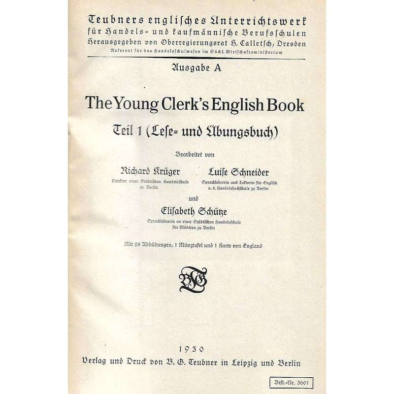 The Young Clerk's English Book | Richard Kruger, et al.